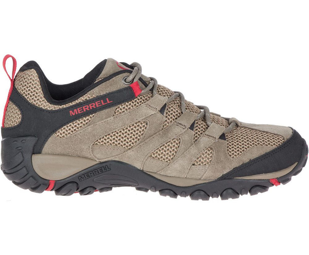 Buty Trekkingowe Merrell Męskie Brązowe - Alverstone - 613742-OFU